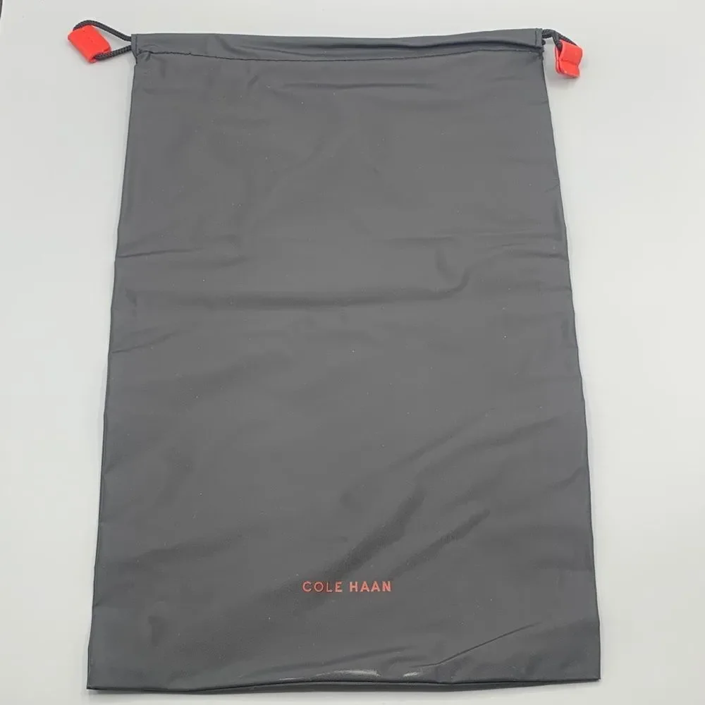 COLE HAAN | 1 UNISEX ORIGINAL SHOE DUST BAG | BLACK CHARCOAL RED
